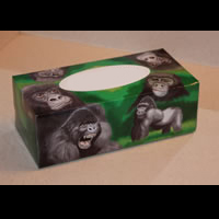Mountain Gorillas Tissue Box