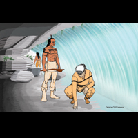 Behind the Waterfall